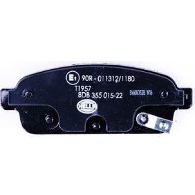 Hella | Bremsbelagsatz, Scheibenbremse | 8DB 355 015-221