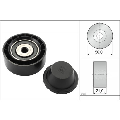 532 0260 10 Umlenk-/Führungsrolle, Keilrippenriemen