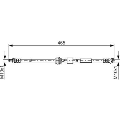 1 987 481 451 Bremsschlauch 1 987 481 451 Bremsschlauch