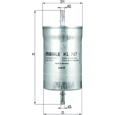 KL 767 Kraftstofffilter