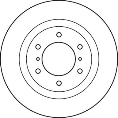 DF4943S Bremsscheibe TRW SINGLE