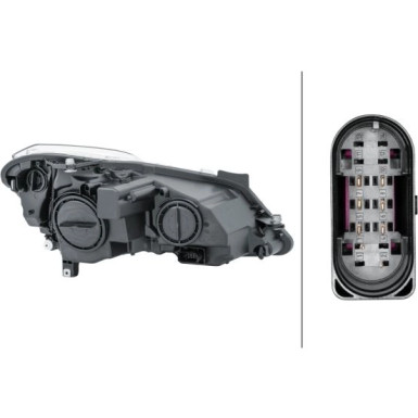 Hella 2 x HELLA Hauptscheinwerfer 1EL 009 647-911