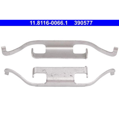 2 x ATE Feder, Bremssattel | 11.8116-0066.1