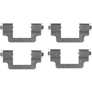 Hella | Zubehörsatz, Scheibenbremsbelag | 8DZ 355 203-311