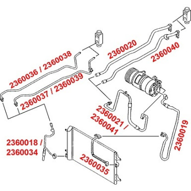 2360040 Niederdruckleitung, Klimaanlage