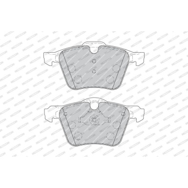 Ferodo | Bremsbelagsatz, Scheibenbremse | FDB1898