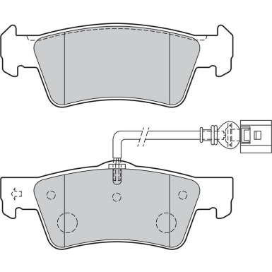 301946 Bremsbelagsatz, Scheibenbremse ESSENTIAL