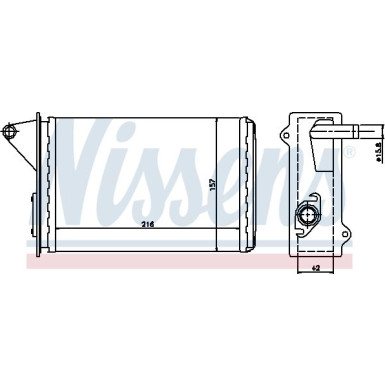 71429 Wärmetauscher, Innenraumheizung