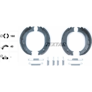 91055100 Bremsbackensatz, Feststellbremse
