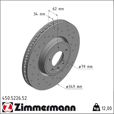 450.5226.52 Bremsscheibe SPORT Z