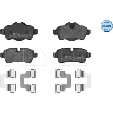 Meyle Bremsbelagsatz, Scheibenbremse MEYLE-ORIGINAL: True to OE 025 242 8917