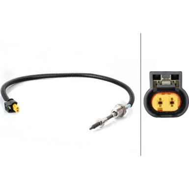 Hella | Sensor, Abgastemperatur | 6PT 014 494-581
