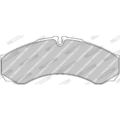 Ferodo | Bremsbelagsatz, Scheibenbremse | FVR1102