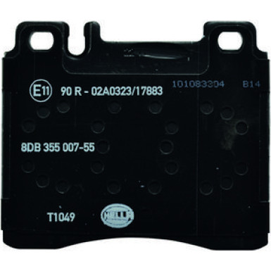 Hella | Bremsbelagsatz, Scheibenbremse | 8DB 355 007-551