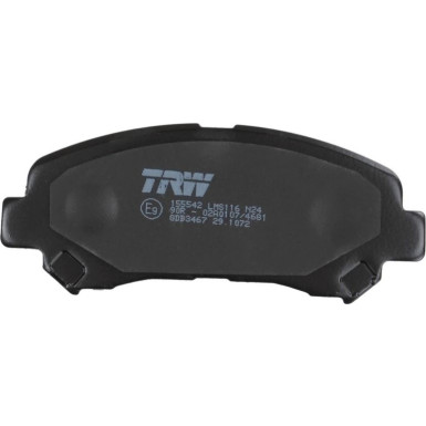 TRW Bremsbelagsatz, Scheibenbremse COTEC GDB3467