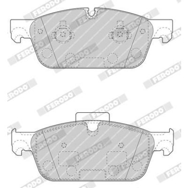 Ferodo | Bremsbelagsatz, Scheibenbremse | FDB4693 Ferodo | Bremsbelagsatz, Scheibenbremse | FDB4693