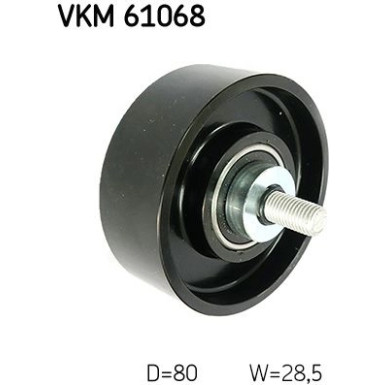 VKM 61068 Umlenk-/Führungsrolle, Keilrippenriemen