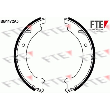 FTE | Bremsbackensatz, Feststellbremse | 9100037