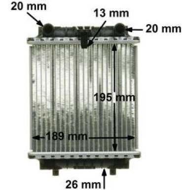 Mahle | Kühler, Motorkühlung | CR 1202 000P