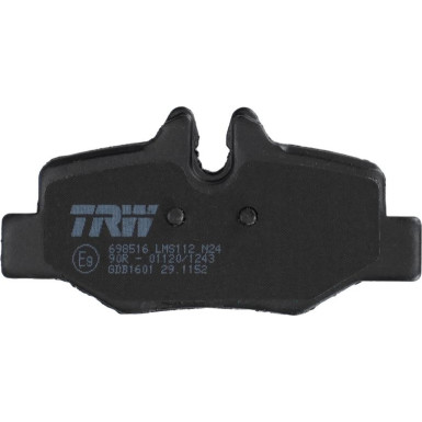 TRW | Bremsbelagsatz, Scheibenbremse | GDB1601