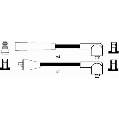 0907 Zündleitungssatz