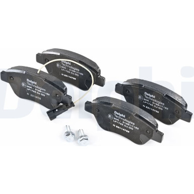 LP1722 Bremsbelagsatz, Scheibenfeststellbremse