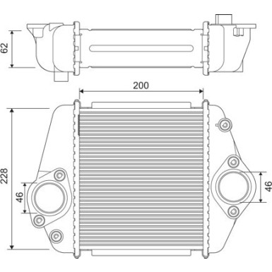 Valeo | Ladeluftkühler | 822901