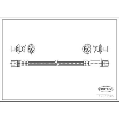 19032505 Bremsschlauch 19032505 Bremsschlauch