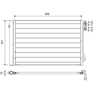 Valeo | Kondensator, Klimaanlage | 812720