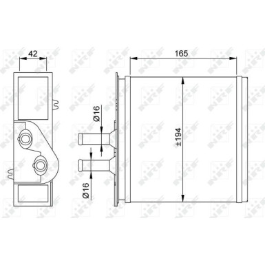 53204 Wärmetauscher, Innenraumheizung