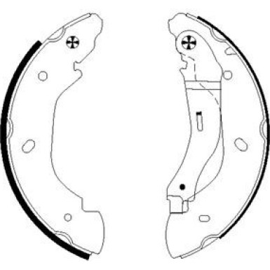 91059100 Bremsbackensatz