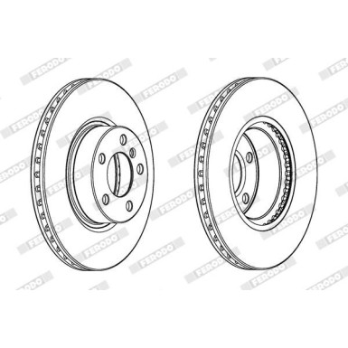 Ferodo | Bremsscheibe | DDF2314C-1 Ferodo | Bremsscheibe | DDF2314C-1