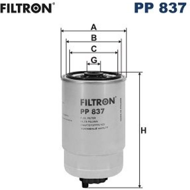 PP 837 Kraftstofffilter