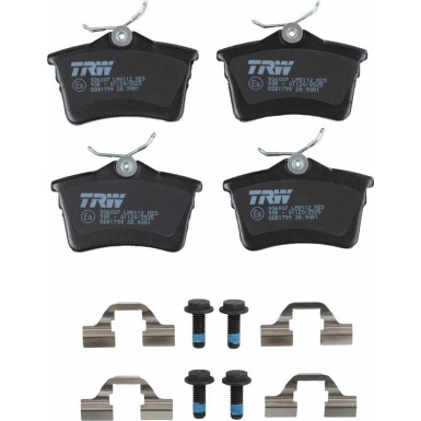 TRW | Bremsbelagsatz, Scheibenbremse | GDB1799