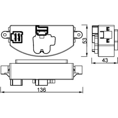 Mahle | Regler, Innenraumgebläse | ABR 106 000P