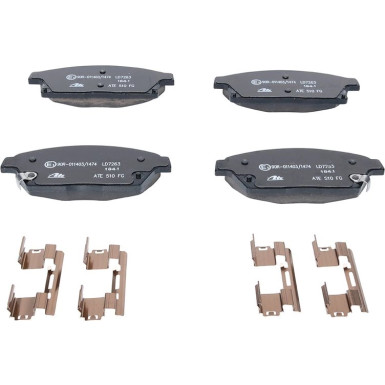 Bremsbelagsatz, Scheibenbremse ATE Ceramic 13.0470-7263.2