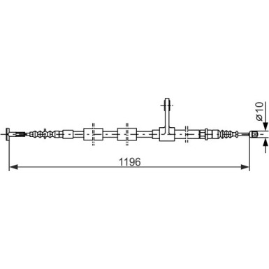 1 987 477 621 Seilzug, Feststellbremse