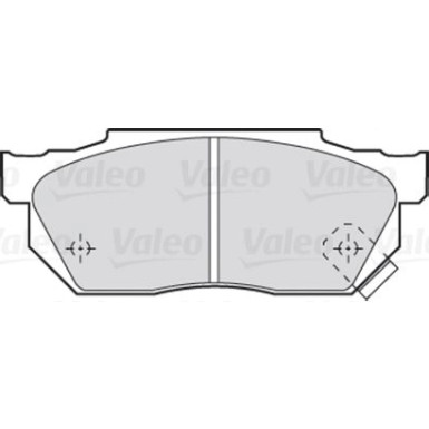 Valeo | Bremsbelagsatz, Scheibenbremse | 301047