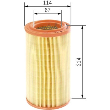 BOSCH 1 457 433 077 Luftfilter BOSCH 1 457 433 077 Luftfilter