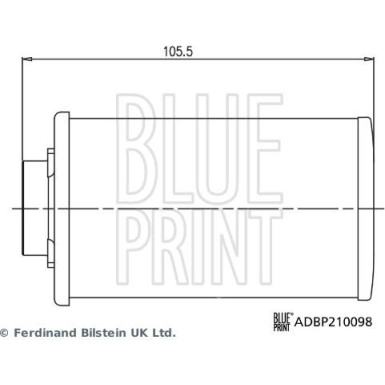Blue Print | Hydraulikfilter, Automatikgetriebe | ADBP210098