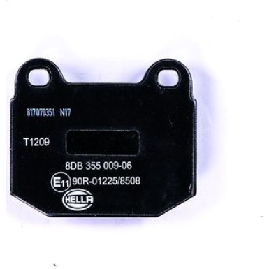 Hella | Bremsbelagsatz, Scheibenbremse | 8DB 355 009-061
