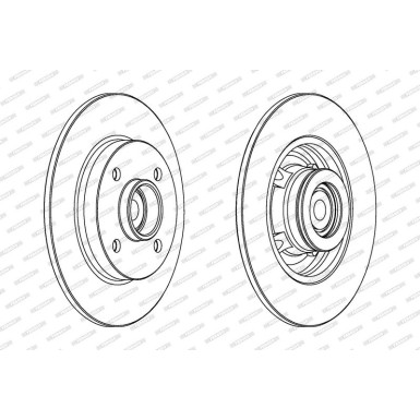 DDF1561-1 Bremsscheibe PREMIER