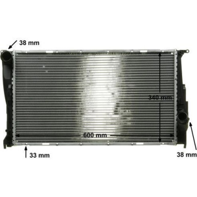 CR 1084 000P Kühler, Motorkühlung BEHR *** PREMIUM LINE ***