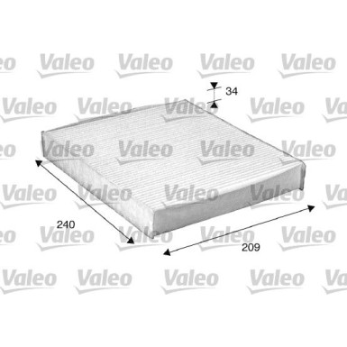 698882 Filter, Innenraumluft VALEO ESSENTIAL