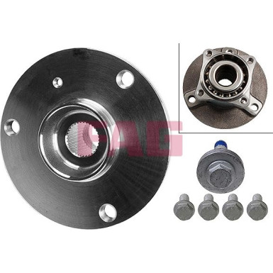 2 x FAG Radlagersatz | 713 6610 10