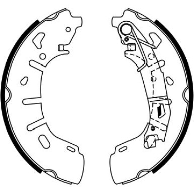 0 986 487 773 Bremsbackensatz