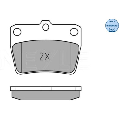 Meyle Bremsbelagsatz, Scheibenbremse MEYLE-ORIGINAL: True to OE 025 236 5614/W