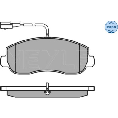 025 251 4718/W Bremsbelagsatz, Scheibenbremse MEYLE-ORIGINAL: True to OE.