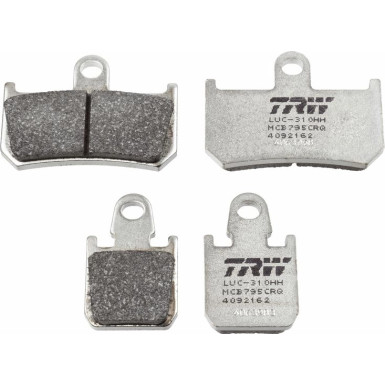 TRW | Bremsbelagsatz, Scheibenbremse | MCB795CRQ