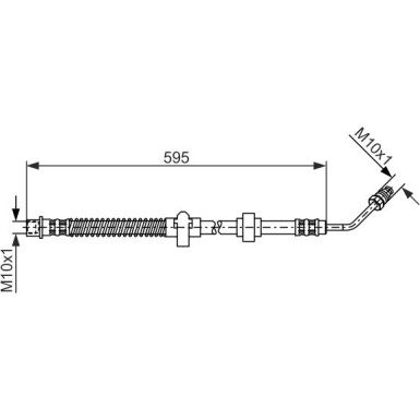 BOSCH | Bremsschlauch | 1 987 476 374